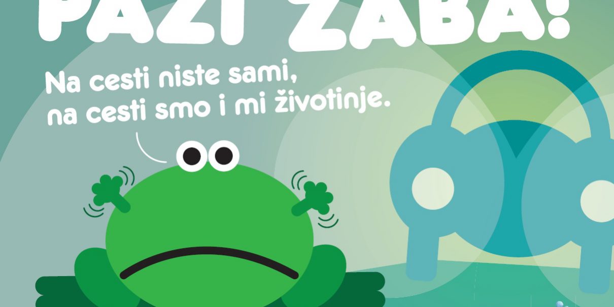 jumbo plakat pazi žaba